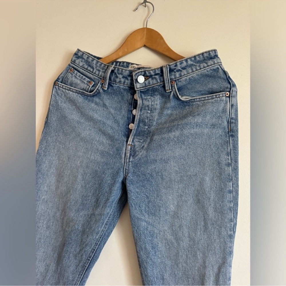 GRLFRND Karolina High Rise Straight Crop Jeans – Larchmont Wash Size 27 - Picture 5 of 11